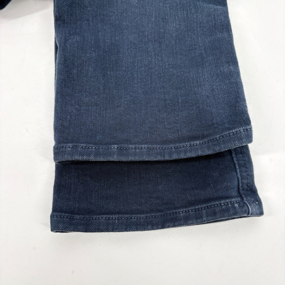 MOTHER 25 The Dazzler Ankle mid-rise straight-leg‎ jeans Button Front Dark Blue - Picture 8 of 14